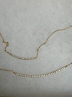 Modern Citizen Pave Arc Necklaces
